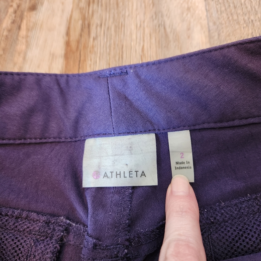 Purple Athleta Pants - Picture 4 of 8